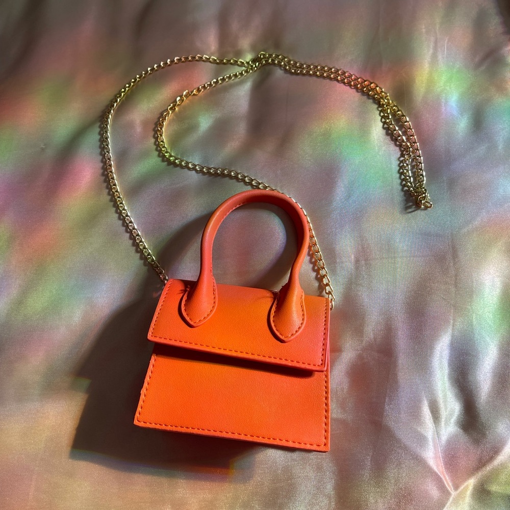 Orange Mini Purse 🧡✨